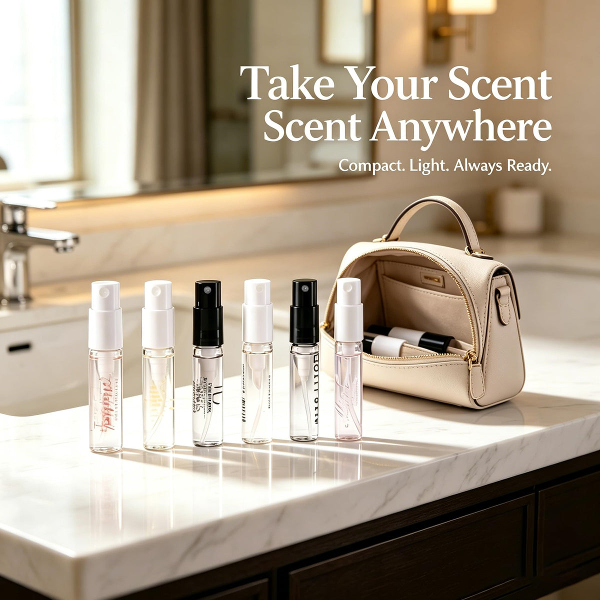 Dirstic Designer Fragrance Sampler Set - 12 Perfume Vial Samples