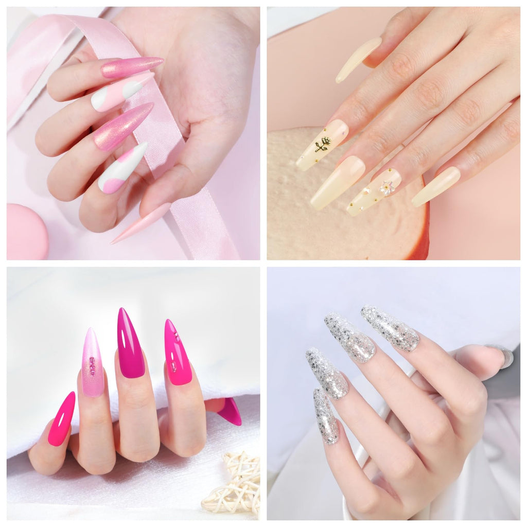 COSCELIA Gel Nail Polish Kit Multi-Color Manicure Set