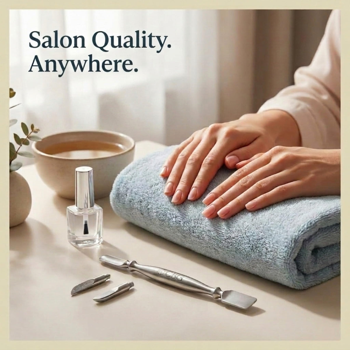Cuticle-B-Gone Nail Care & Cuticle Remover Tool with 4 Attachments