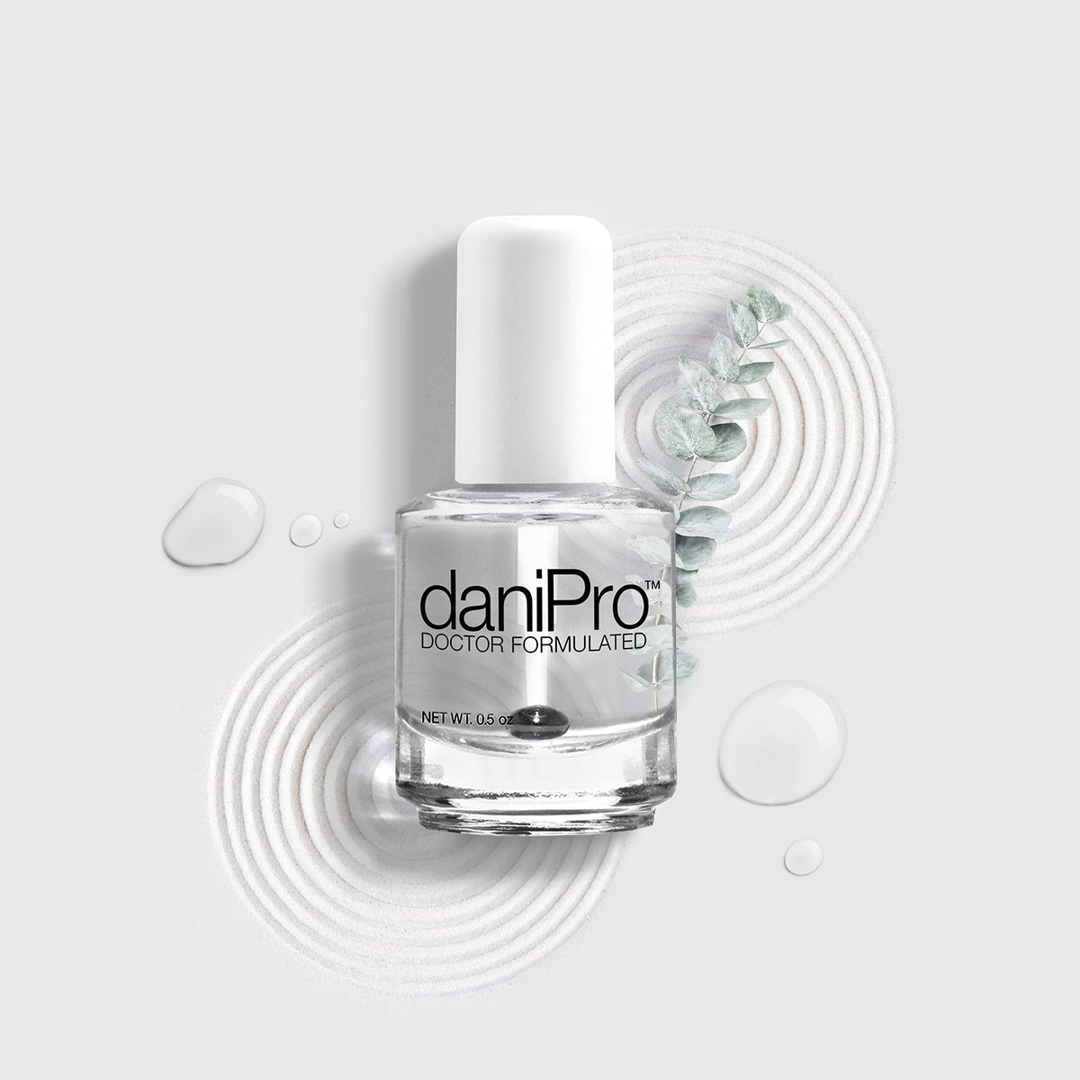 daniPro Doctor-Formulated Clear Base Coat Nail Polish with Biotin