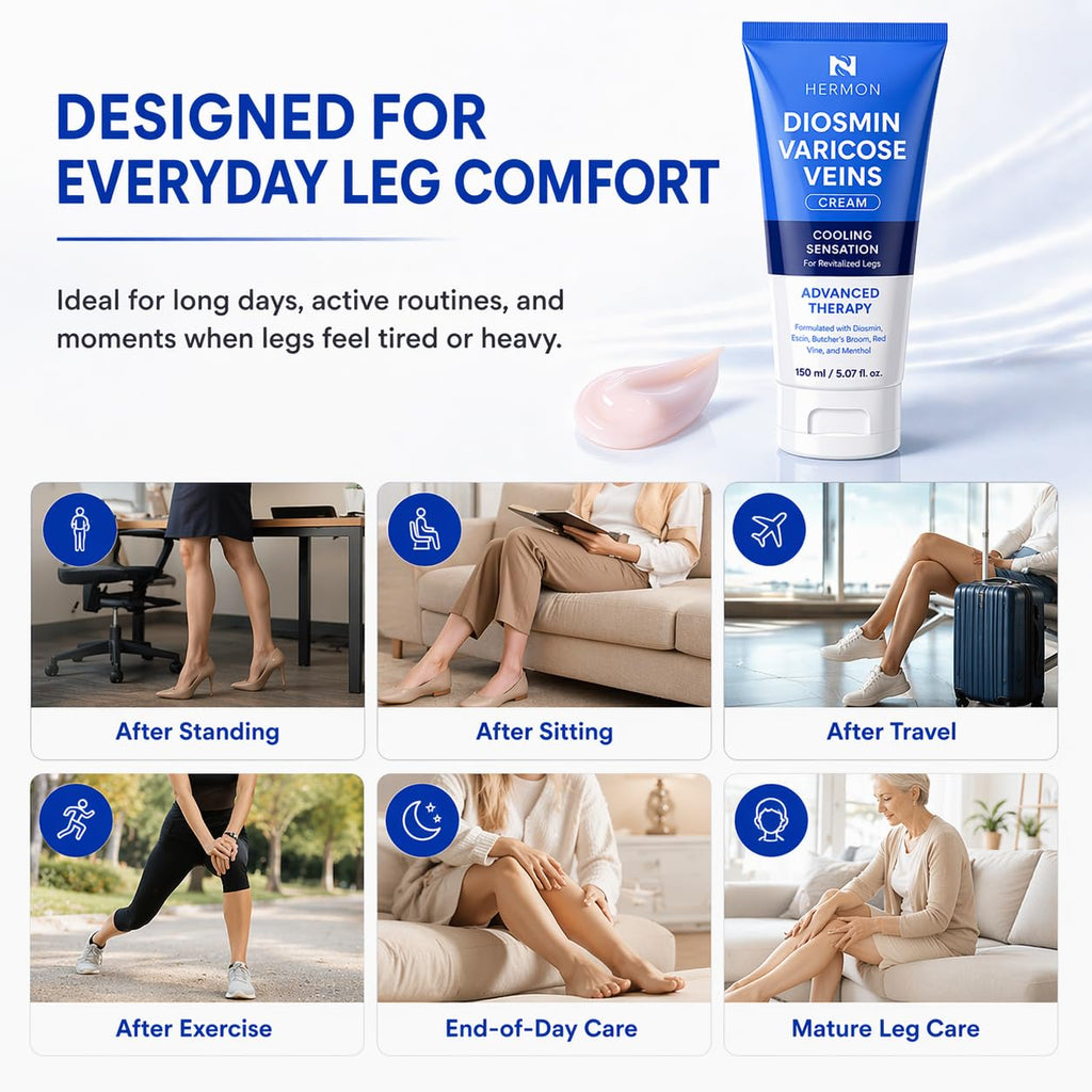 Hermon Diosmin Varicose Legs Gel Cream