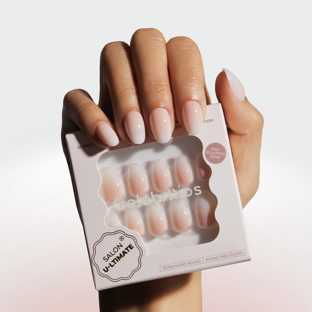 Celebritips Salon U-ltimate Extra Short Round Press-On Nails