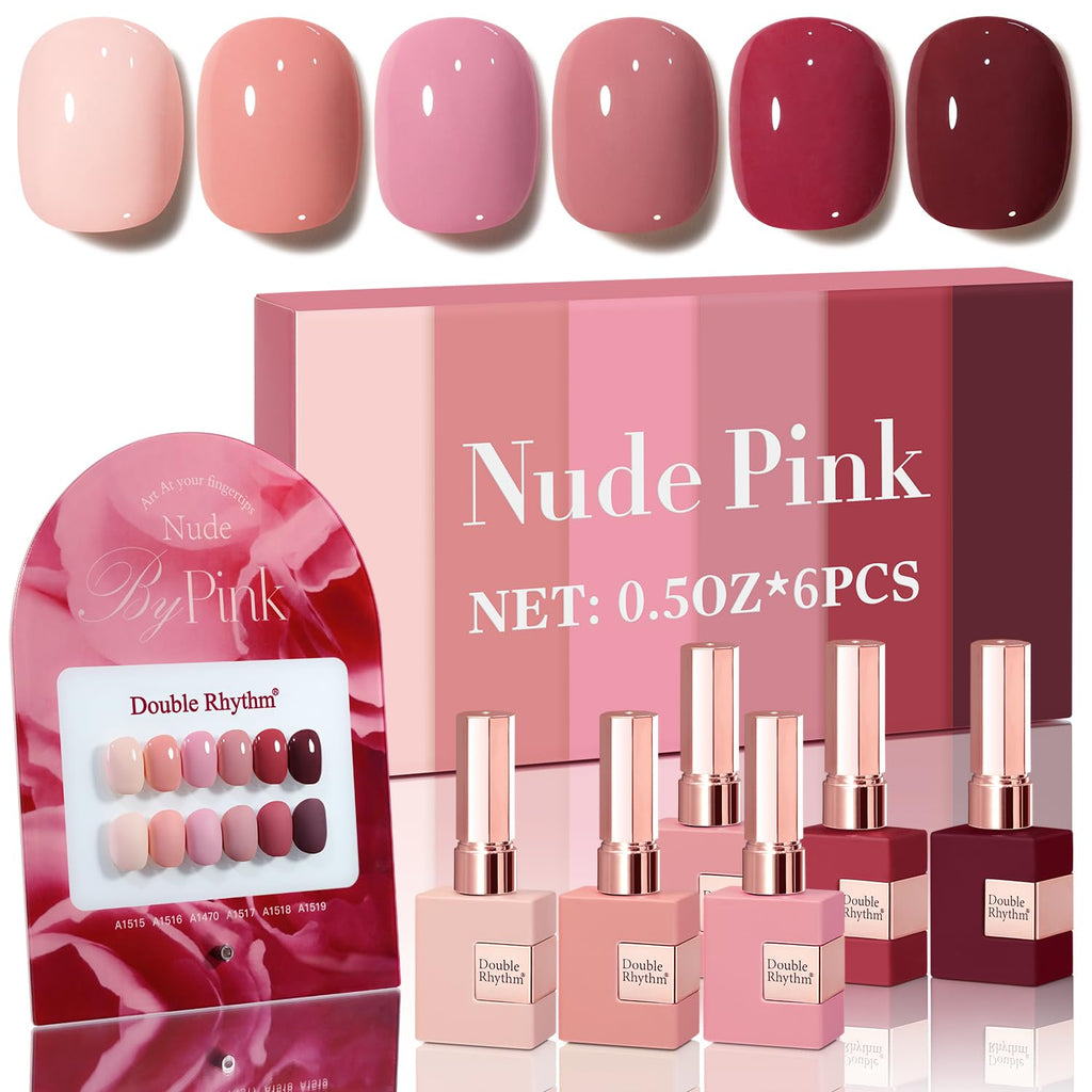 Double Rhythm 6-Piece 15 mL Gel Polish Set