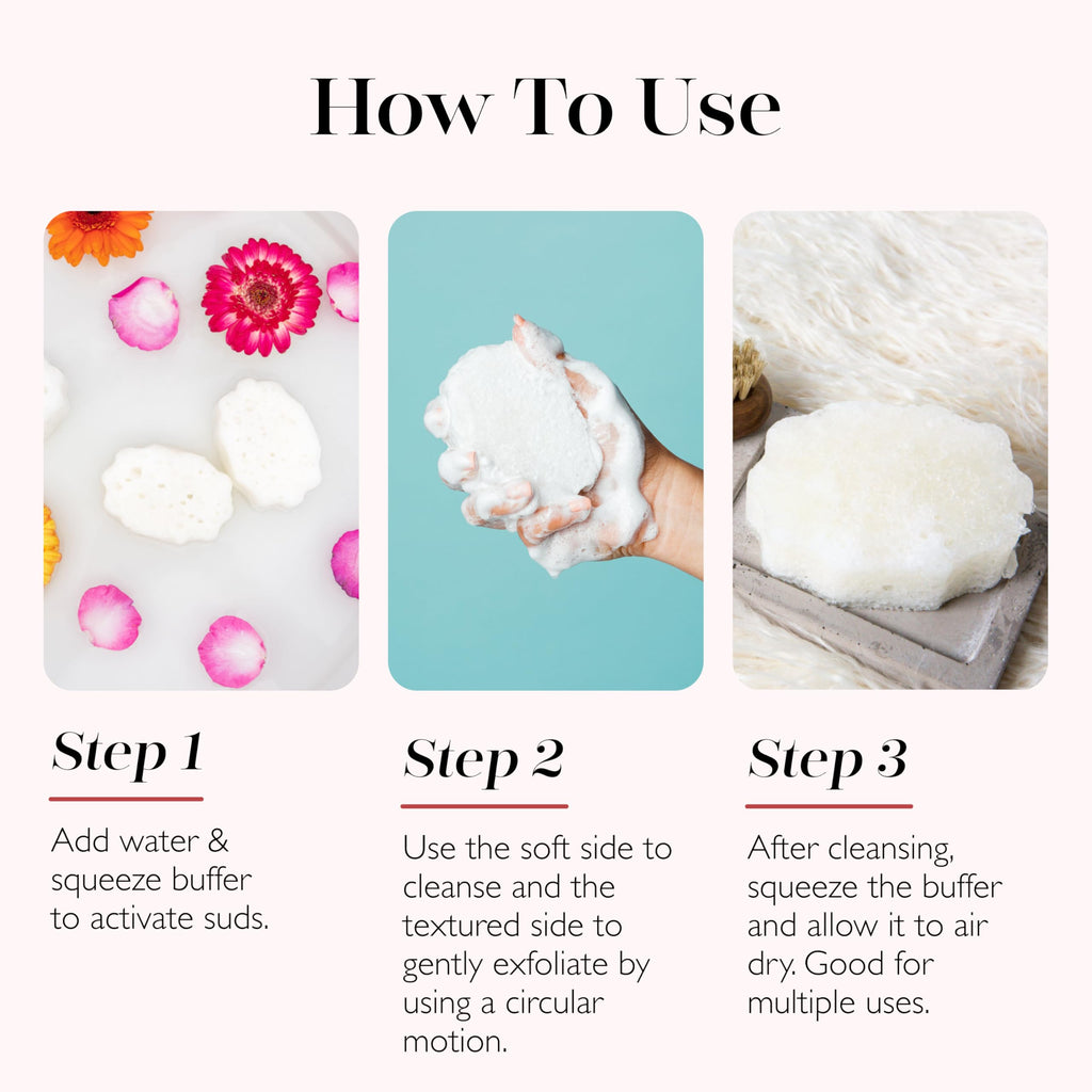 Spongellé Pedi Buffer Exfoliating Foot Care Bath Sponge