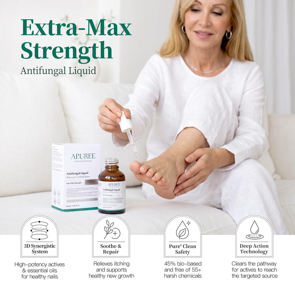 Apuree Extra Strength Toenail Fungus Treatment, 25% Undecylenic Acid + 1% Tolnaftate