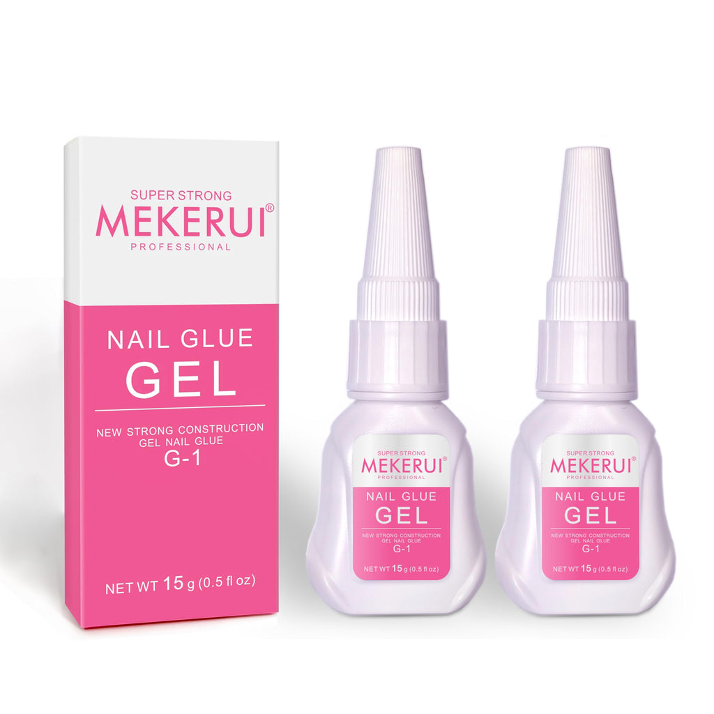 MEKERUI Nail Glue Gel – Fast-Drying Press-On Nail Adhesive