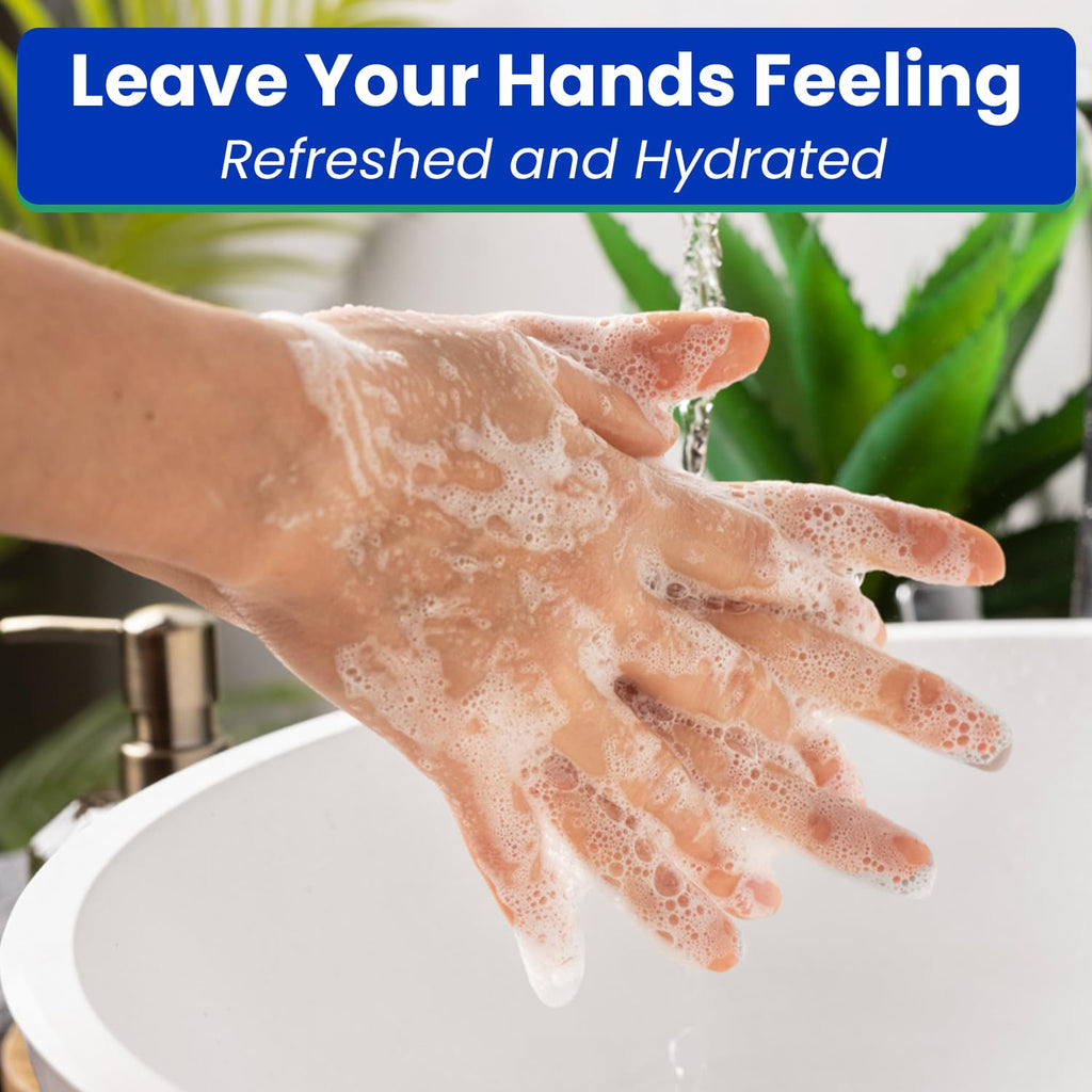 Berkley Jensen Aloe Vera Liquid Hand Soap Refill with Silk Protein, 64 oz 2-Pack