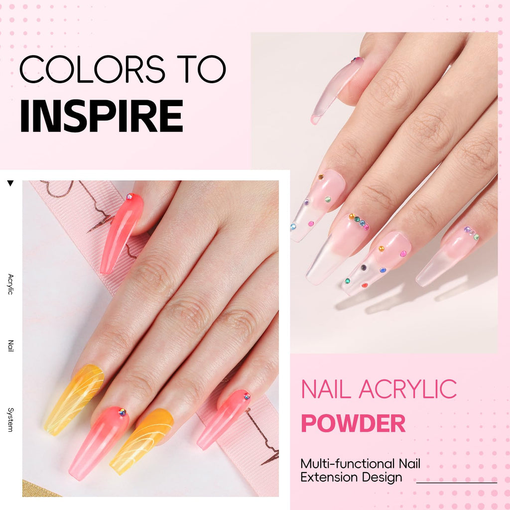 COSCELIA Acrylic Nail Kit for DIY Nail Design