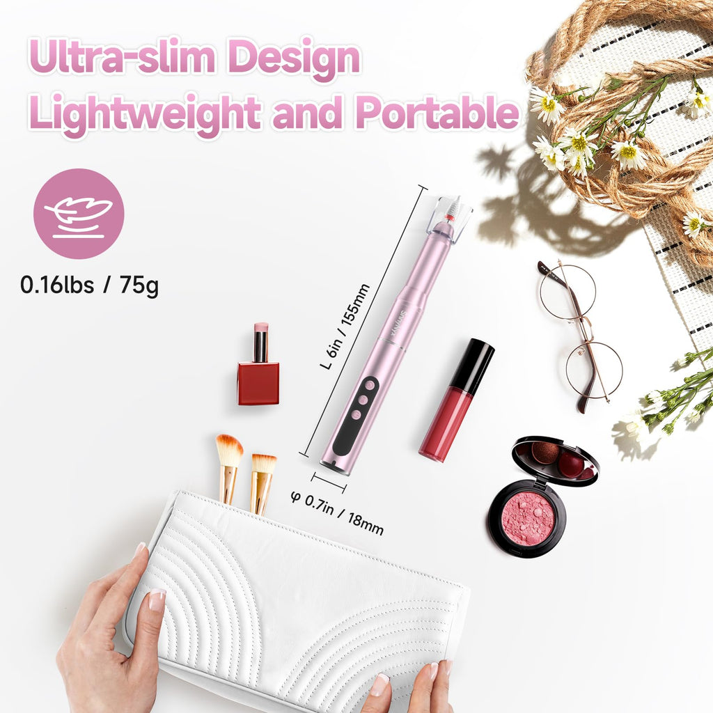 Cordless Electric Nail Drill 35000 RPM with LCD Display