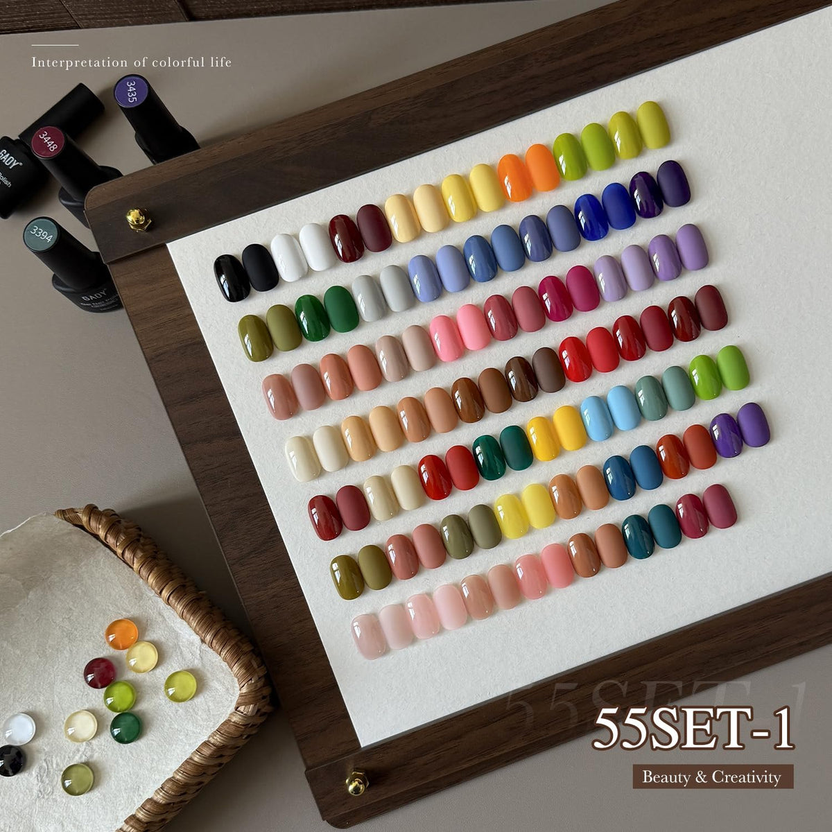 GAOY Gel Nail Polish Set for DIY Manicure and Nail Art