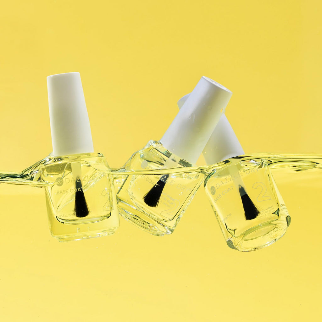 Dazzle Dry Base Coat Step 2 Clear Non-Toxic Nail Polish