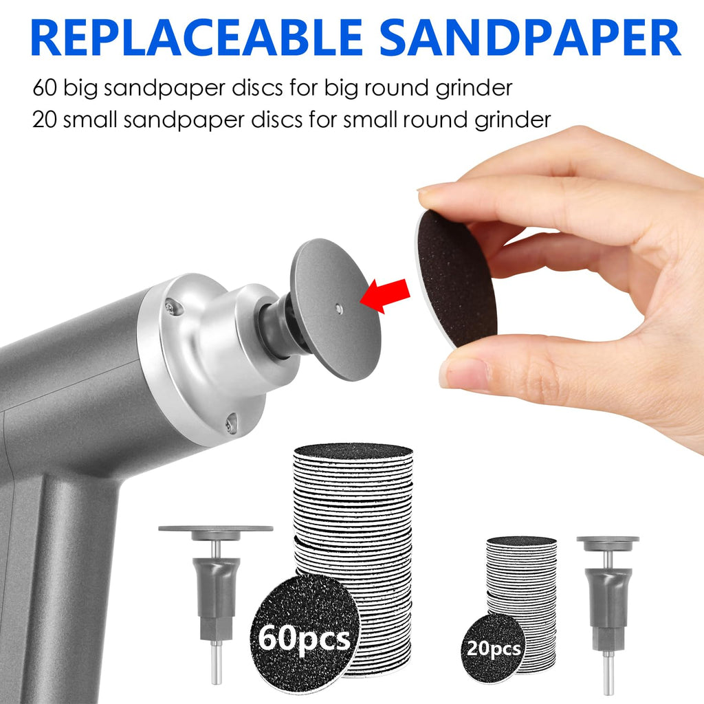 Upgraded Electric Callus Remover for Feet, 4500 RPM Foot Sander