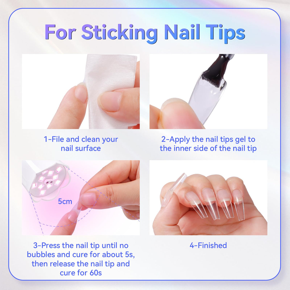 Makartt Rechargeable UV LED Nail Lamp for Gel Nails