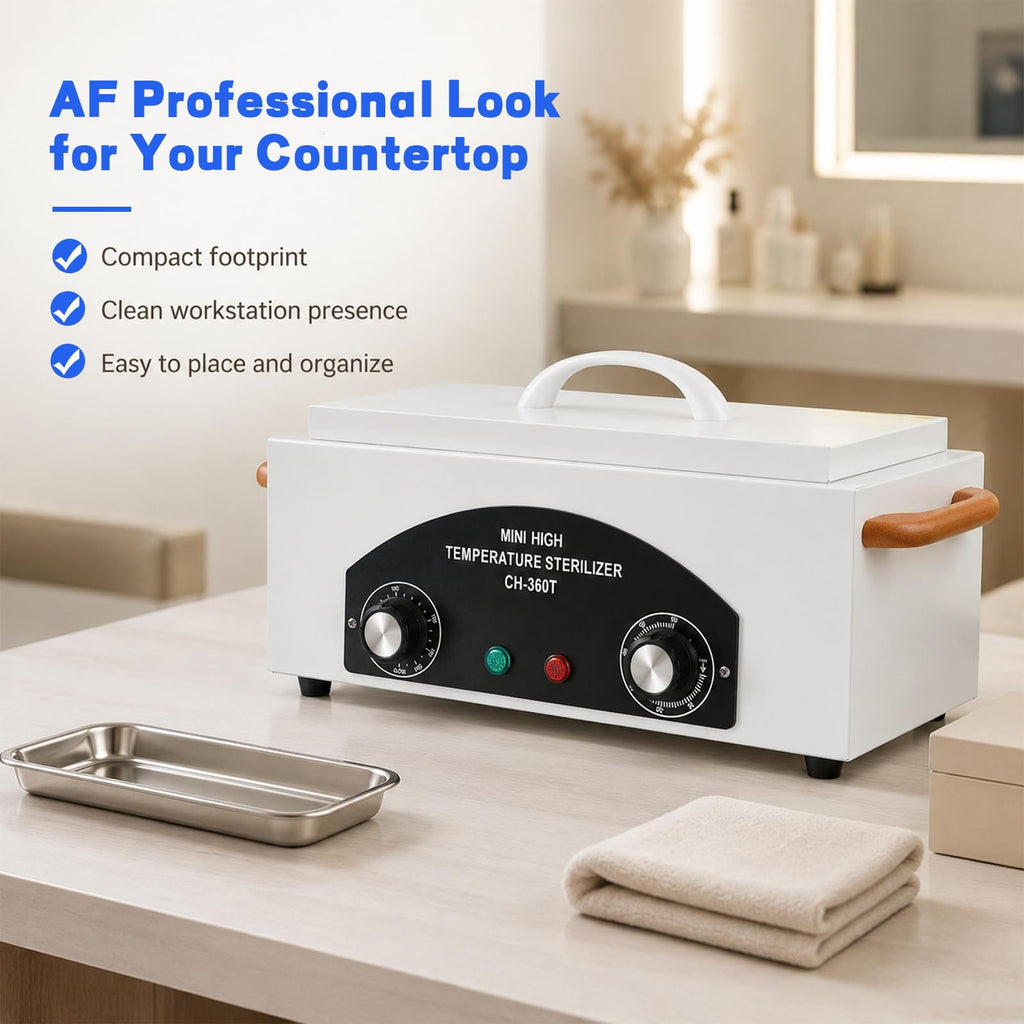 High Temperature Nail Tool Sterilizer Autoclave Machine, 110V 1.5L 300W