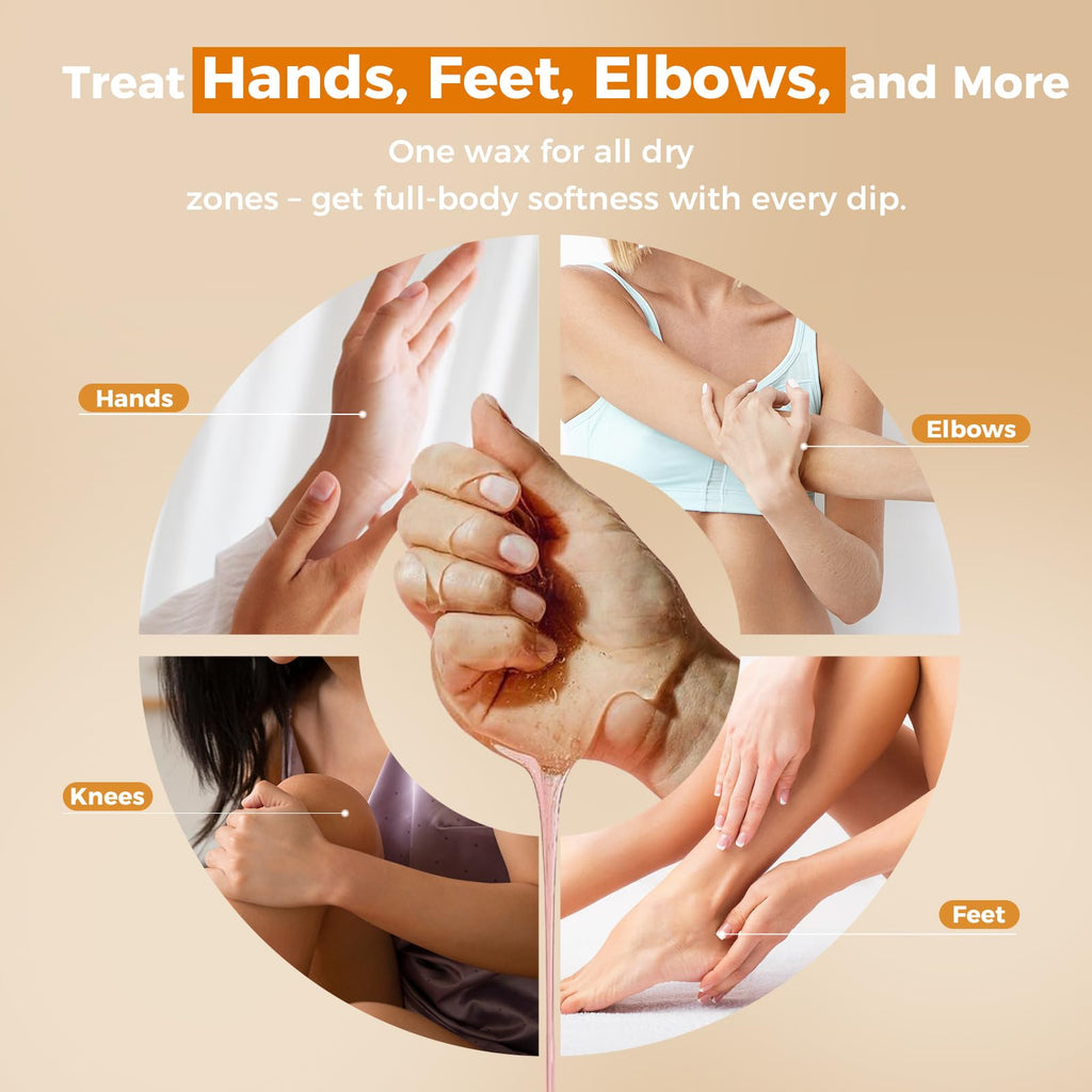 GIRLEARLE Unscented Paraffin Wax Refills for Hands and Feet