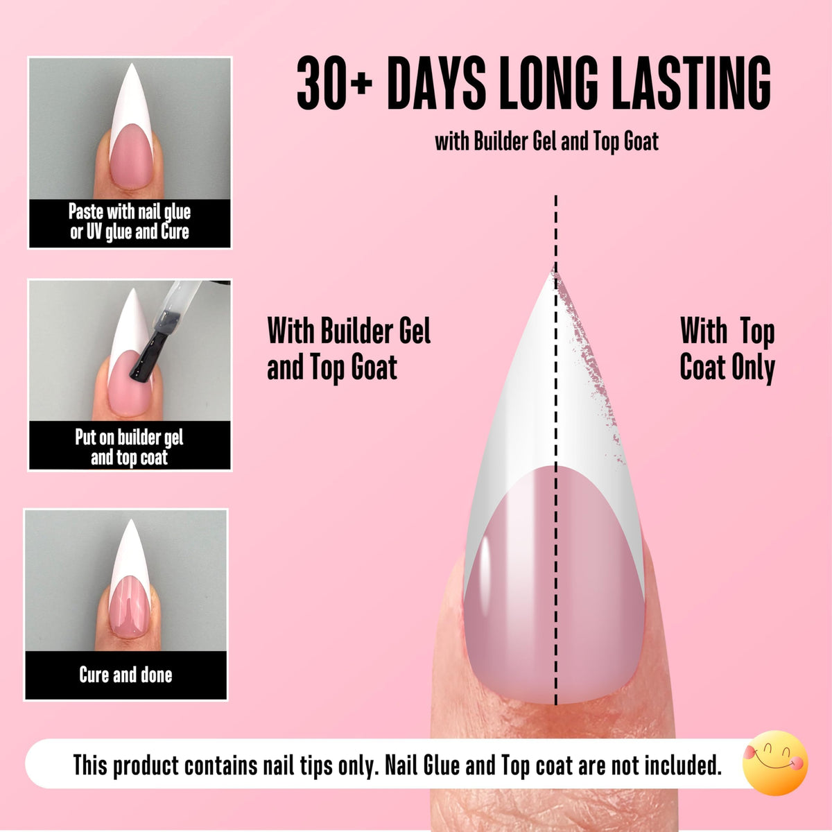 NOVO OVO Stiletto Nail Extension Tips and Forms