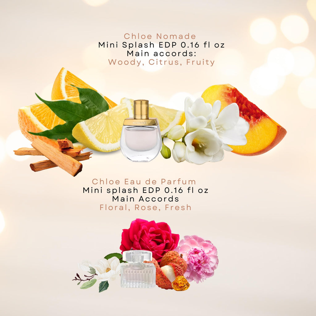 Chloé Perfume for Women Mini Variety Gift Set, 4-Piece Splash Collection