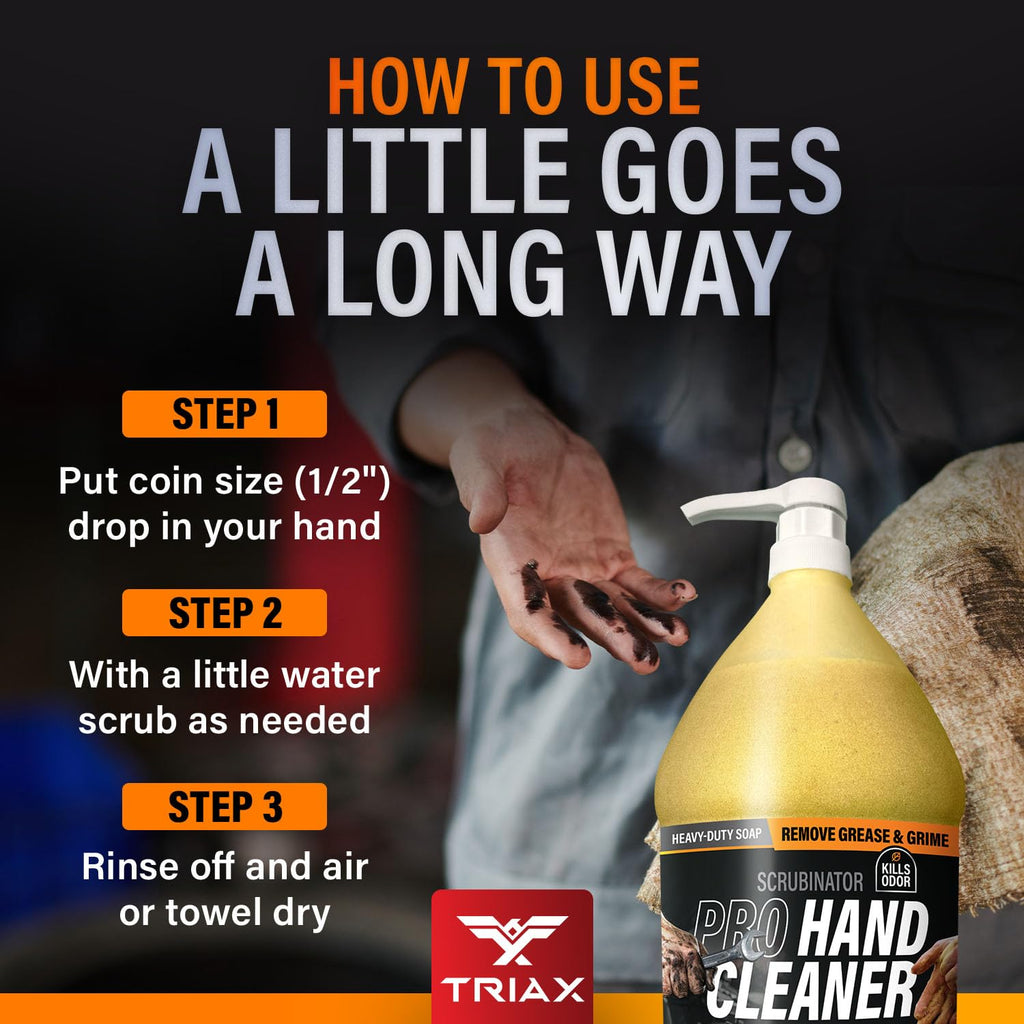 TRIAX Scrubinator Heavy-Duty Hand Scrub Cleaner