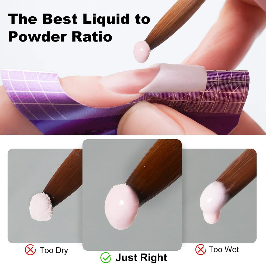 Multicolor Acrylic Nail Kit with Drill for Beginners