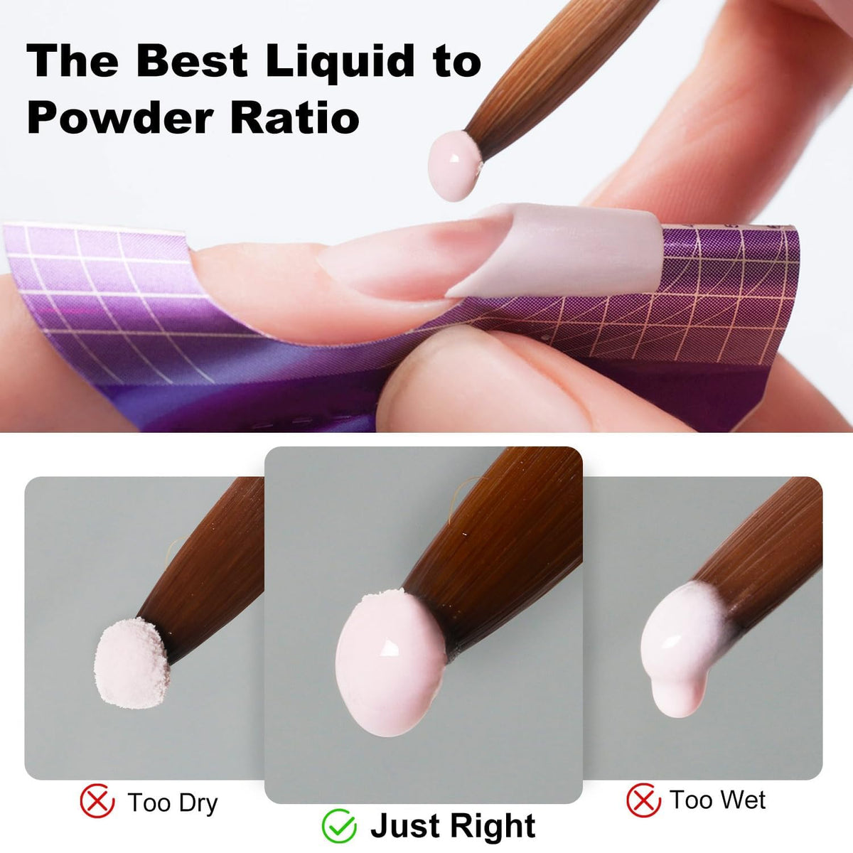 Multicolor Acrylic Nail Kit with Drill for Beginners