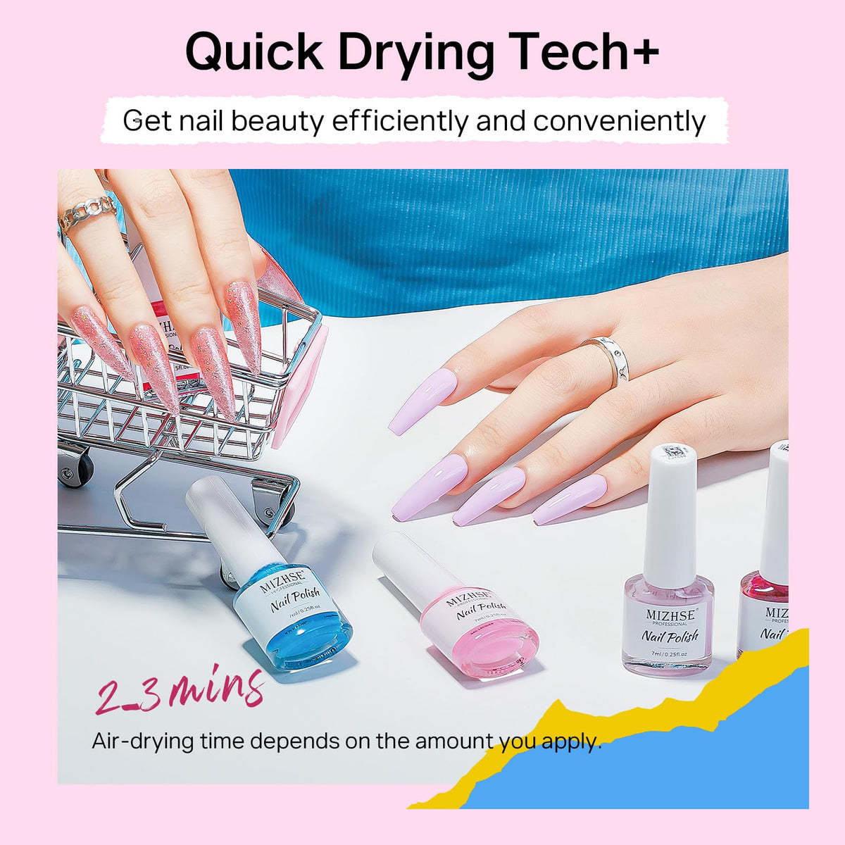 MIZHSE Nail Polish for DIY Nail Styling