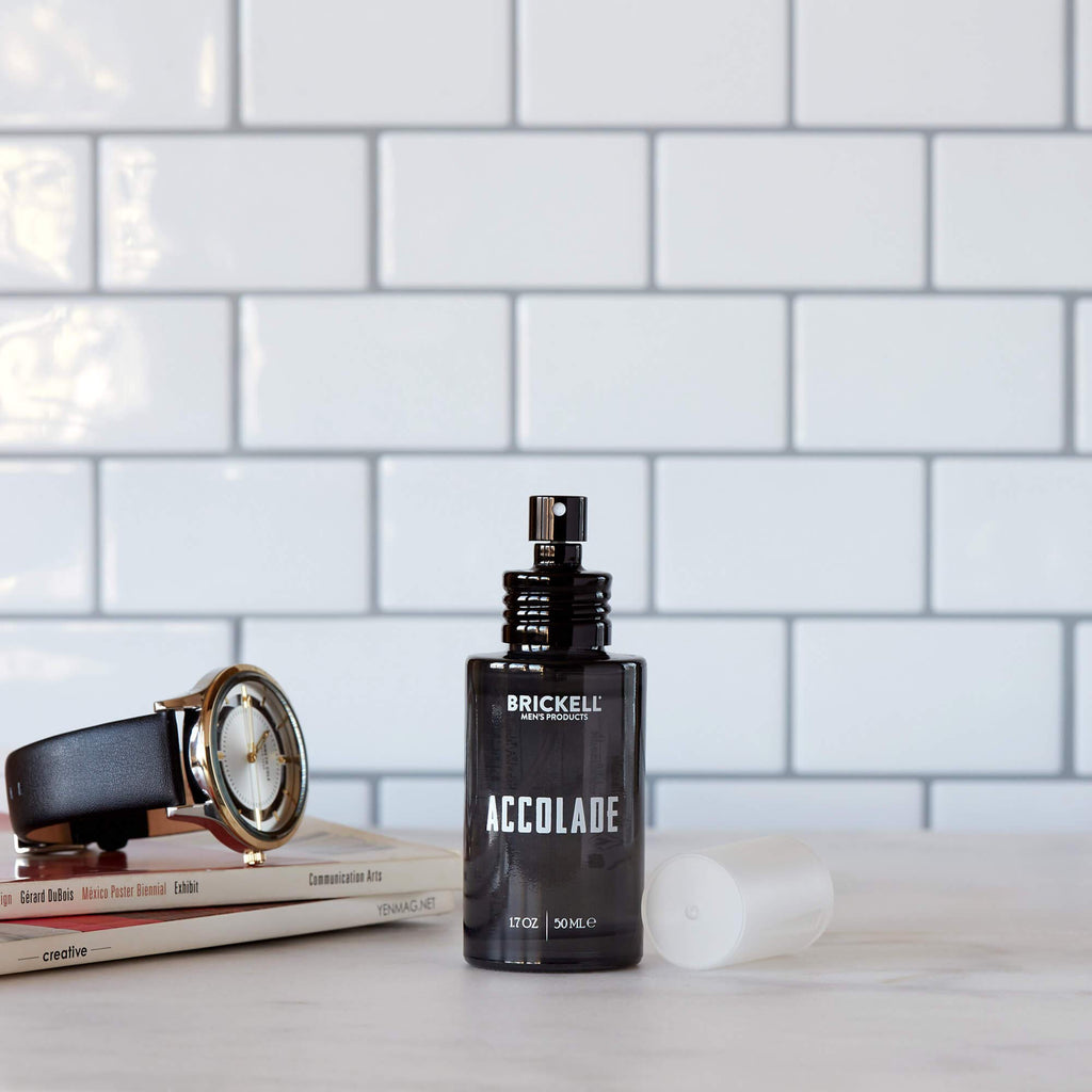 Brickell Men's Accolade Cologne with Bergamot, Cedarwood & Sandalwood, 1.7 oz