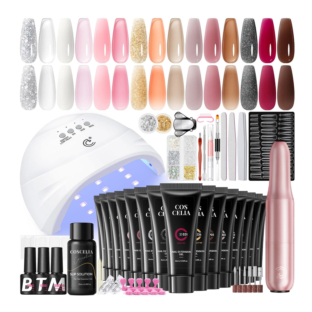 COSCELIA Poly Nail Gel Extension Kit