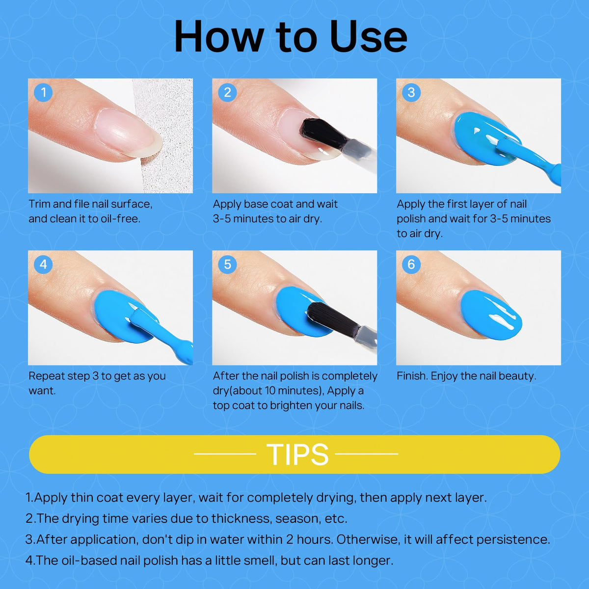 MIZHSE Nail Polish for DIY Nail Styling