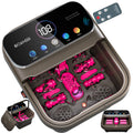 OOAMBB Collapsible Foot Spa with Heat, Bubbles, Massage Rollers and Remote Control