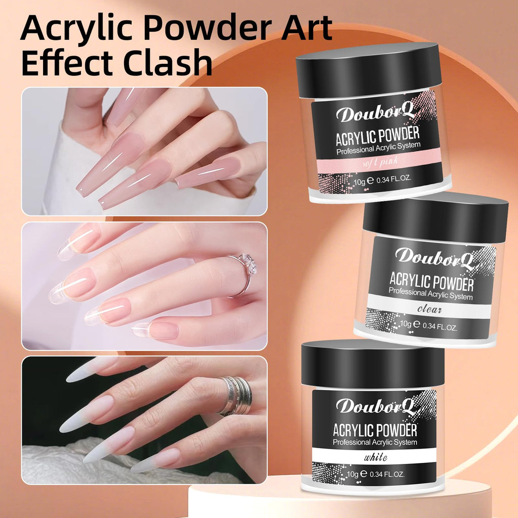 Acrylic Nail Kit with Drill, UV Light and Nail Art Accessories