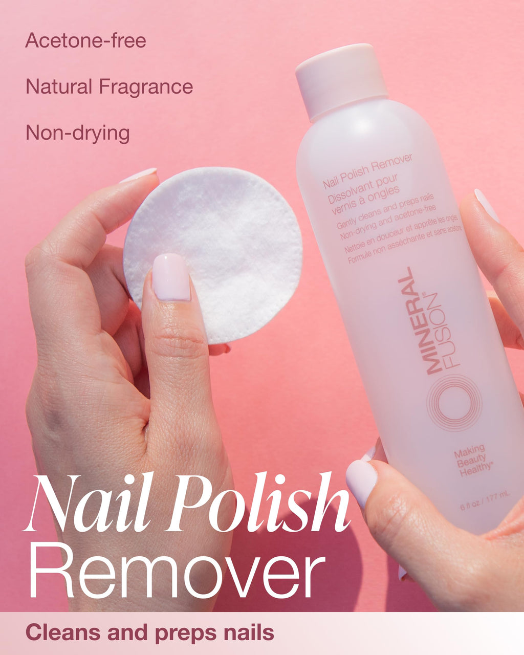 Mineral Fusion Acetone-Free Nail Polish Remover