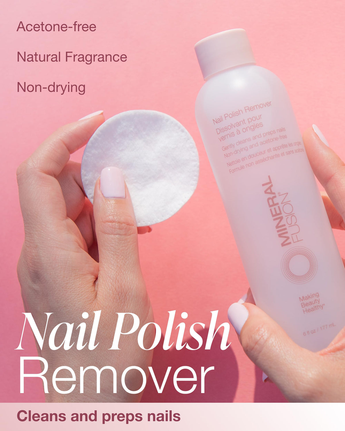 Mineral Fusion Acetone-Free Nail Polish Remover