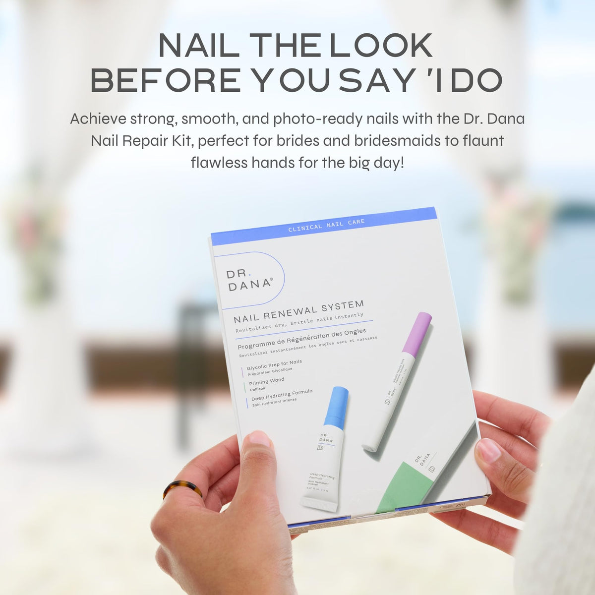 Dr. Dana Nail Repair Kit with Glycolic Acid for Stronger, Shiny Nails