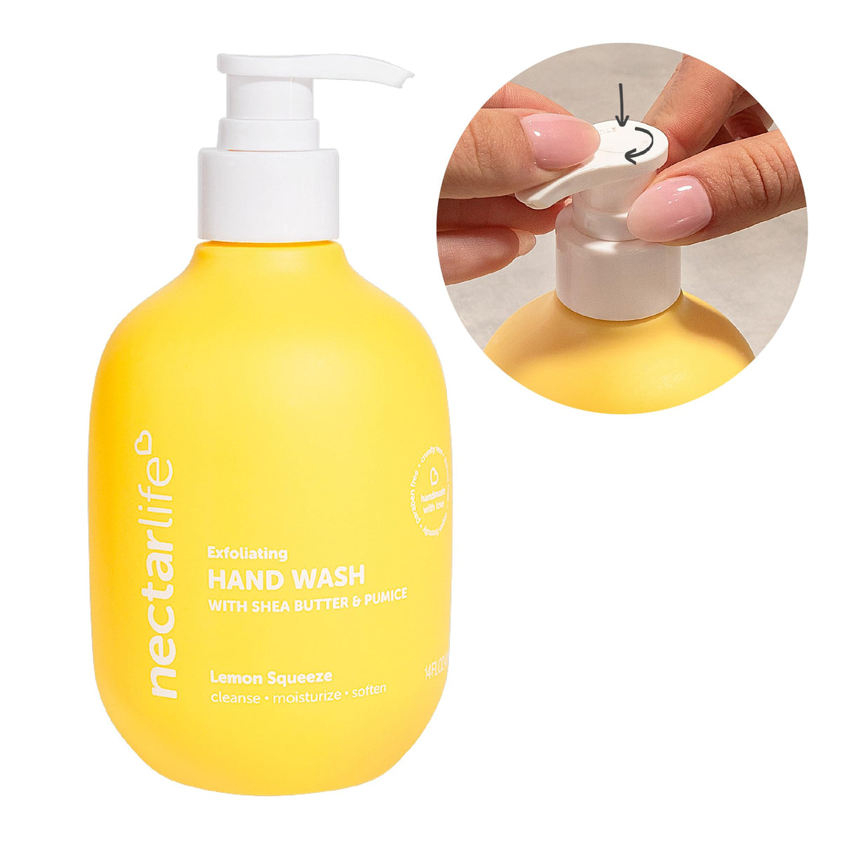 Nectar Life Exfoliating & Moisturizing Hand Wash with Volcanic Pumice