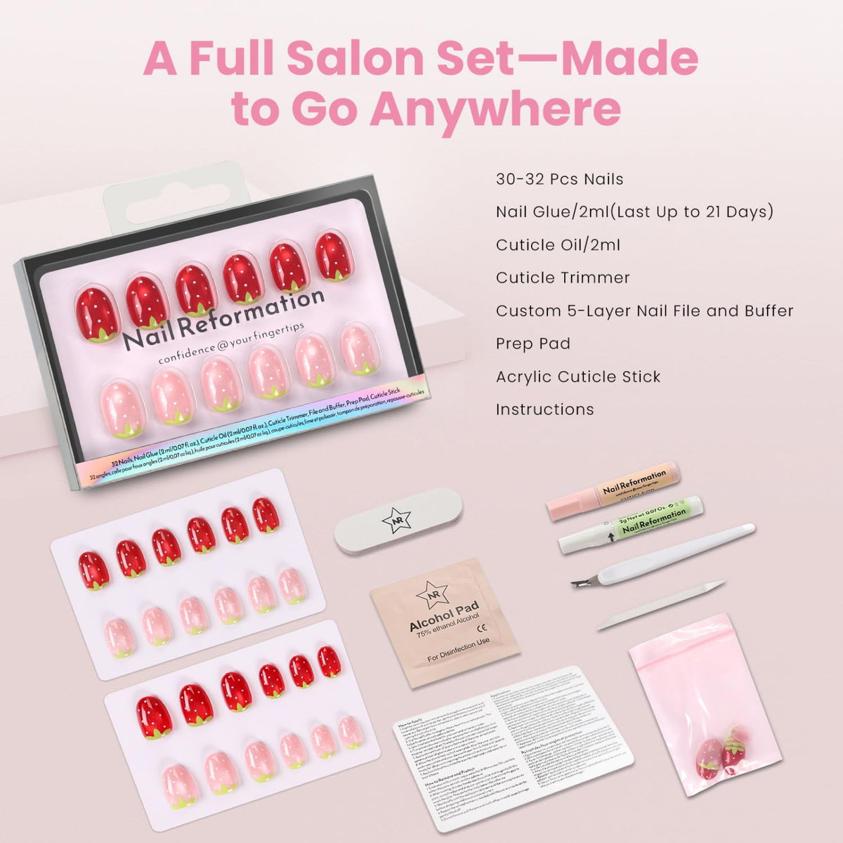 Nail Reformation Reusable Press-On Nail Kit