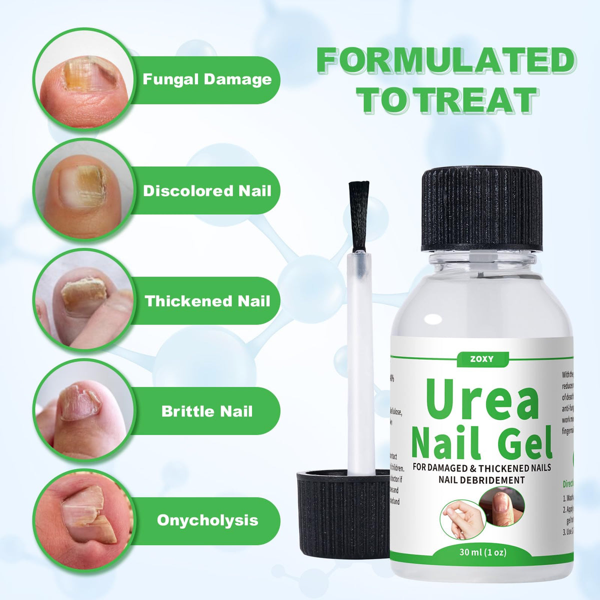 50% Urea Nail Gel for Thick Nails, Calluses and Rough Skin