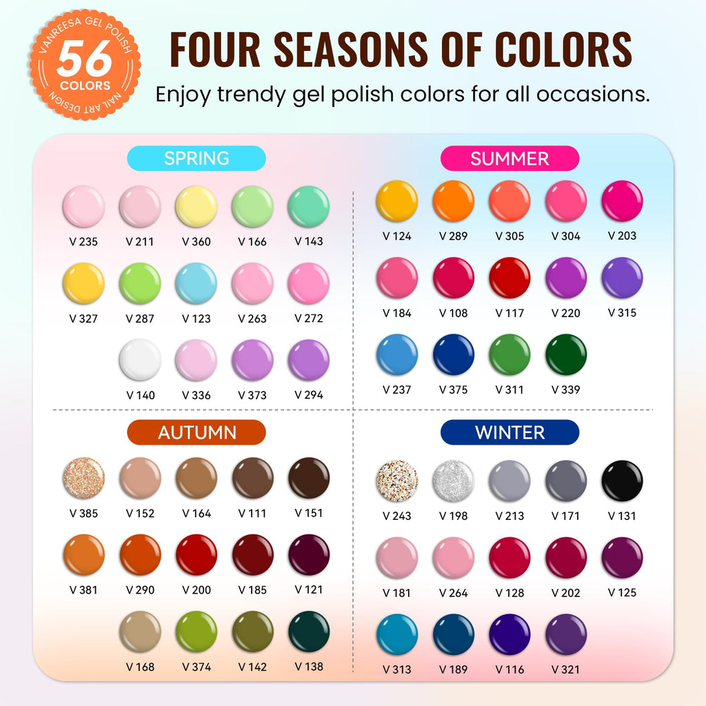 VANREESA Gel Nail Polish for DIY Manicures