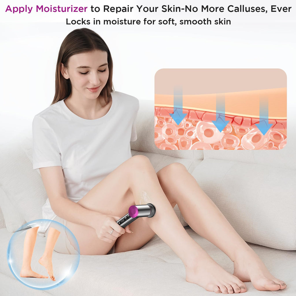 Electric Foot Callus Remover with Nano-Glass Heads