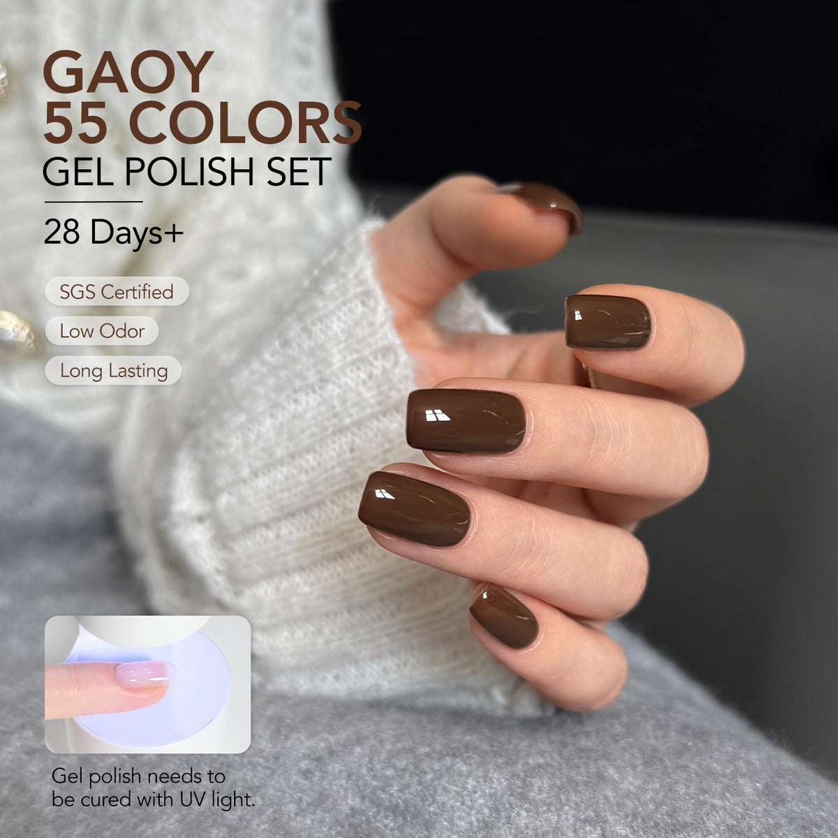 GAOY Gel Nail Polish Set for DIY Manicure and Nail Art