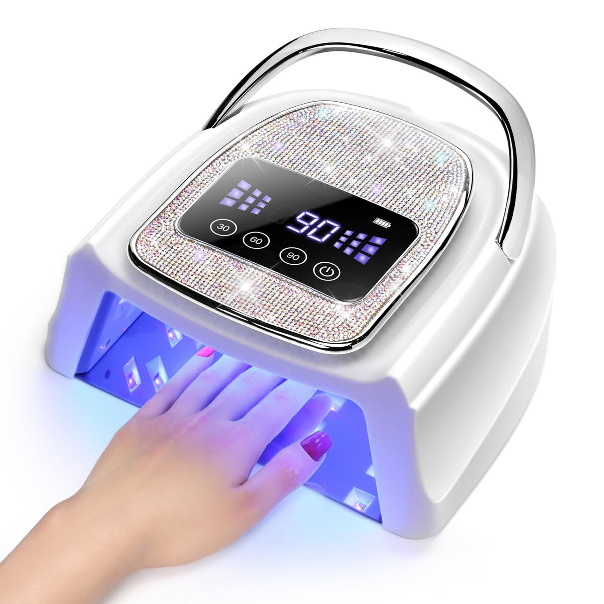 COSCELIA Cordless Rechargeable UV Nail Lamp for Gel Nails