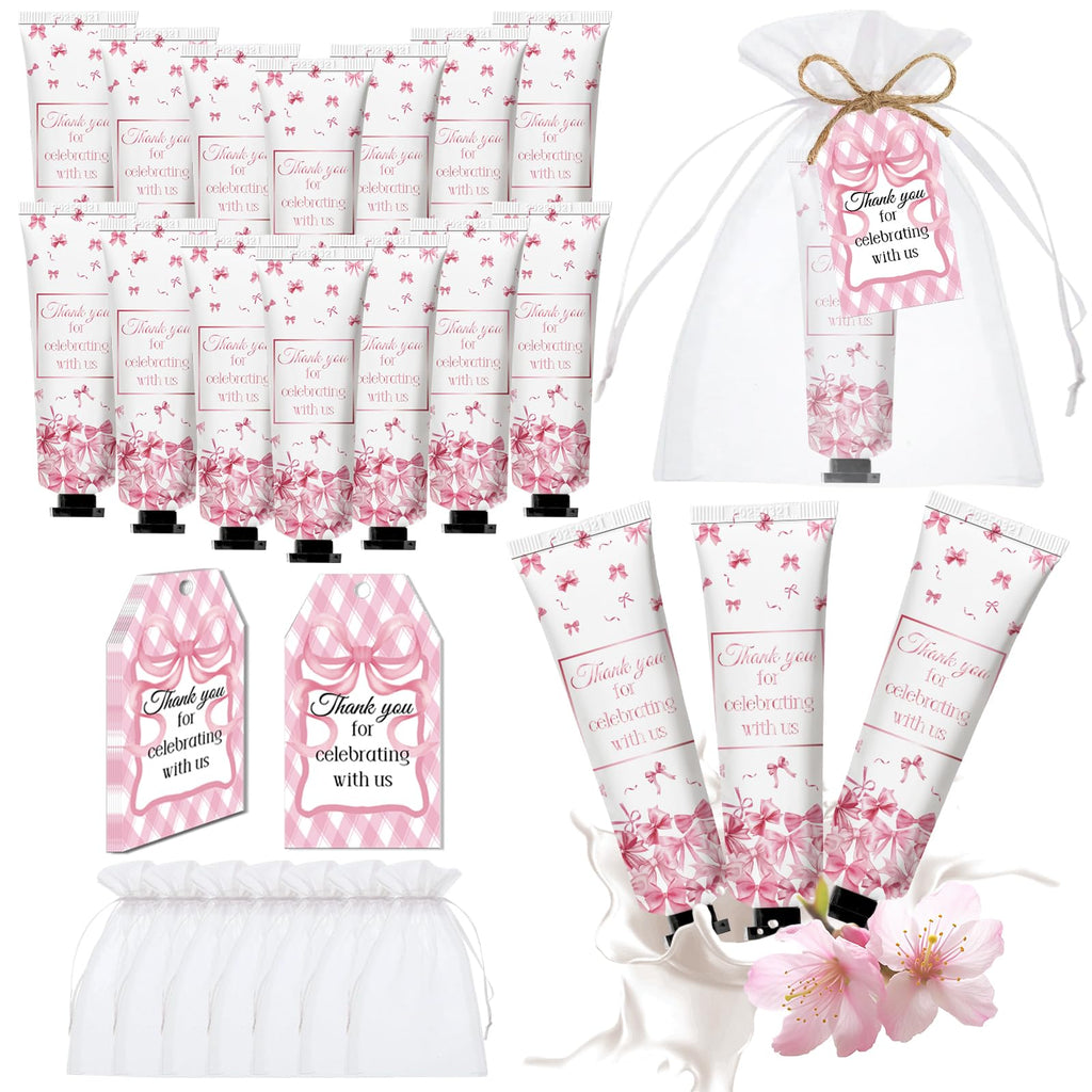 50 Hand Cream Gift Sets with Organza Bags and Thank You Cards