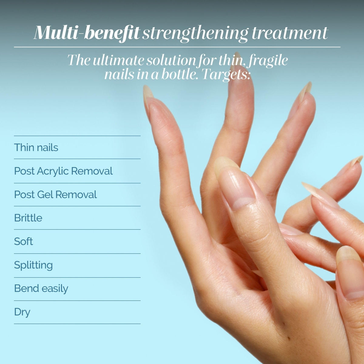 LONDONTOWN Multi-Polymer Nail Strengthener with Florium Complex