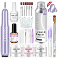 SAVILAND Professional Acrylic Nail Kit with Drill and Essential Nail Tools