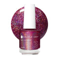 Dazzle Dry Nail Lacquer Step 3 Beauty Sleep Holographic Dark Fuchsia 0.5 fl oz