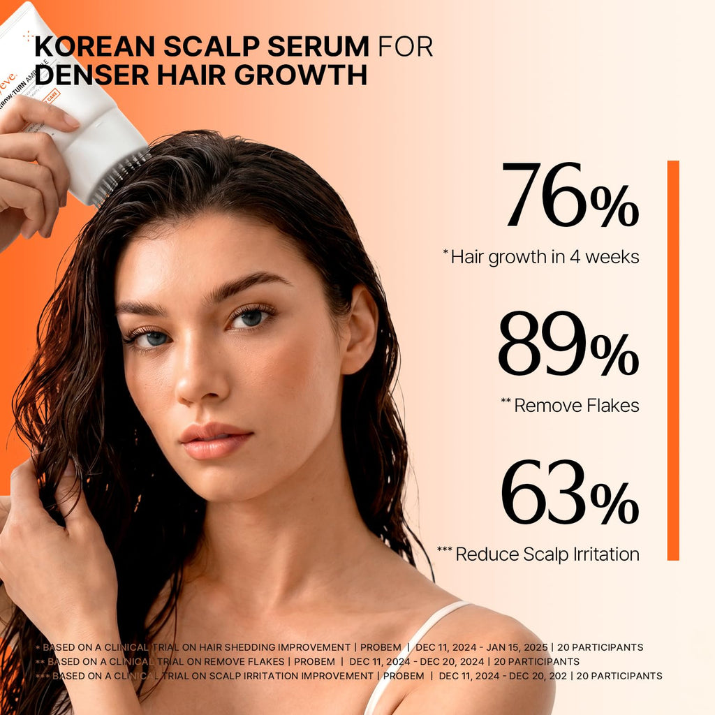 lilyeve GROWTURN Exosome Hair Growth Serum with Built-In Scalp Brush, 3.38 fl oz