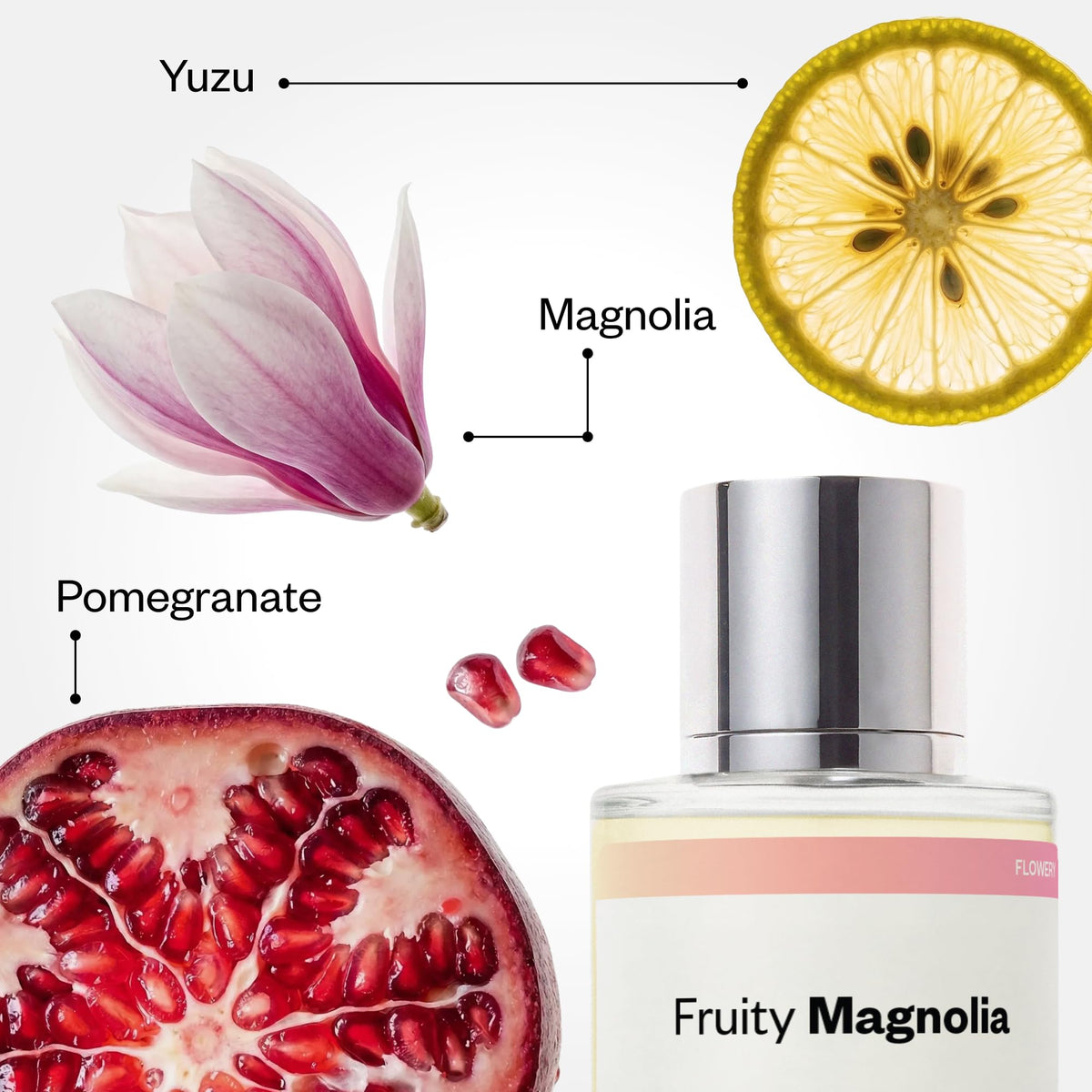 Dossier Fruity Magnolia Eau de Parfum for Women, 1.7 fl oz