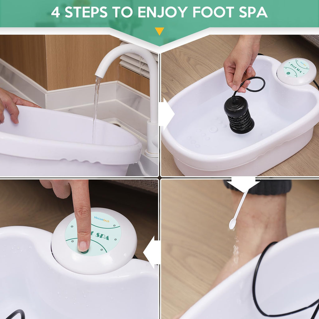 Veicomtech Ionic Foot Bath Detox Machine with 2 Arrays and 100 Liners
