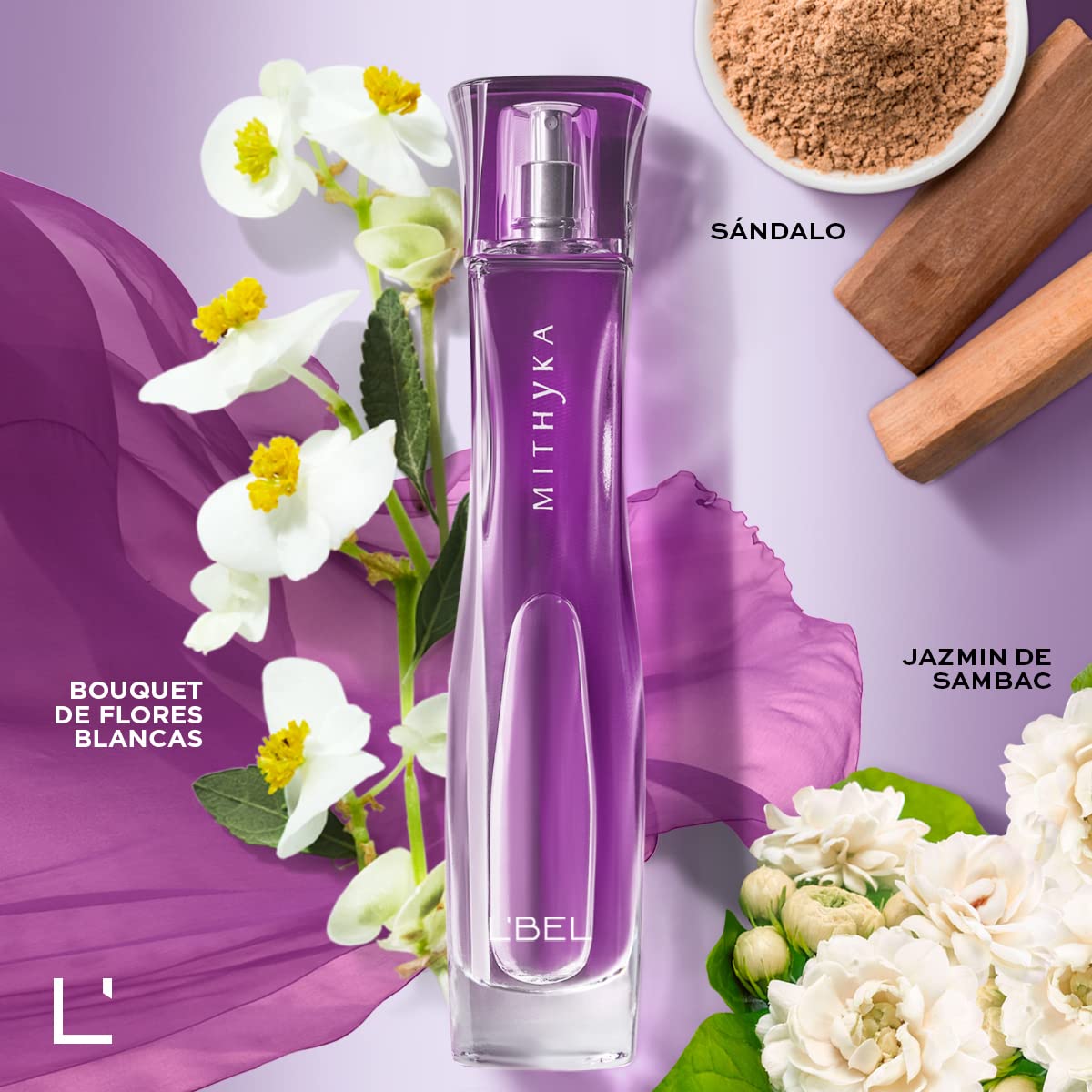 L'Bel Mithyka Women's Floral Eau de Parfum, 50 ml