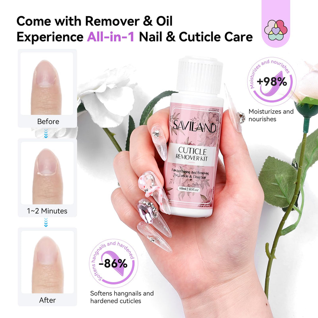 SAVILAND Acrylic Nail Kit for DIY Nail Extensions