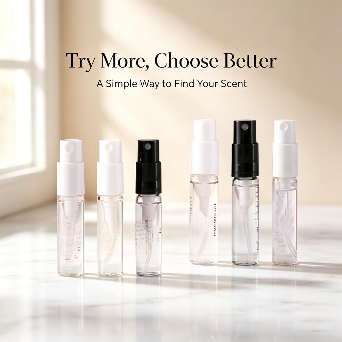 Dirstic Designer Fragrance Sampler Set - 12 Perfume Vial Samples